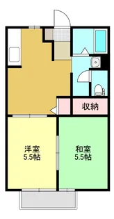 グランシャンテ【2階】の間取り