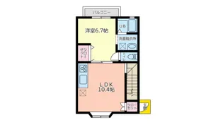 ミモザガーデンプレイス【2階】の間取り
