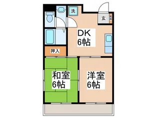 グランフォルム南川崎【3階】の間取り