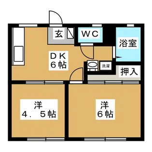 コーポM【1階】の間取り
