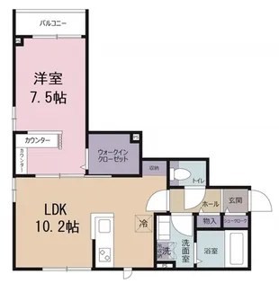 東京都渋谷区笹塚1【アパート】の間取り