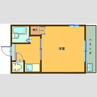 神山ハイツ【2階】の間取り