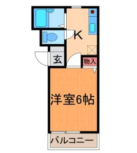 徳島県板野郡藍住町東中富字大塚傍示【アパート】の間取り
