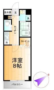 成和ビル【5階】の間取り