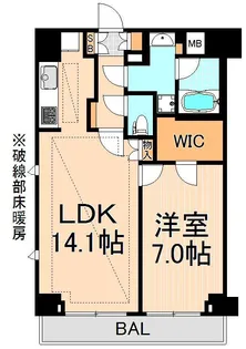 ステージグランデ上野松が谷【11階】の間取り