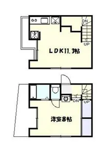 ボックスIKUの間取り