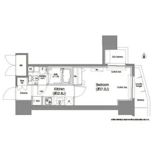 コンフォリア西蒲田【5階】の間取り