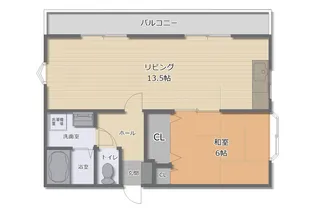 中谷マンション【3階】の間取り