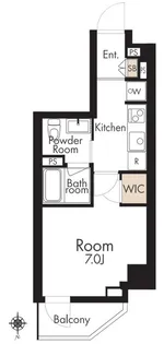 ハイズフラット糀谷【2階】の間取り