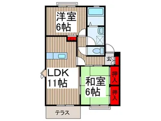 センチュリ-A【1階】の間取り