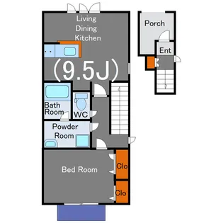 Riviere【2階】の間取り