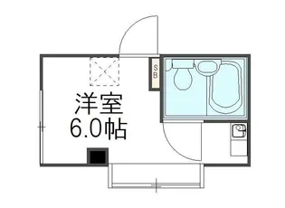 シュレイユ池袋【2階】の間取り