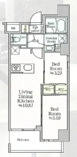 プロスタイルウェルス浅草アイル【9階】の間取り