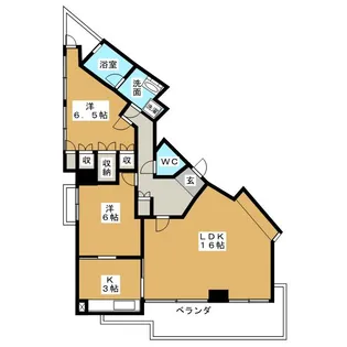 Ns21やごと A棟【3階】の間取り