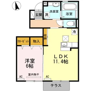 メゾン・プルミエ【1階】の間取り