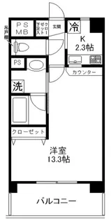IP 1st IAMS【4階】の間取り