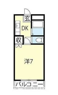 メゾンプリンス【1階】の間取り