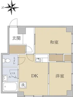 藤和東中野コープ【8階】の間取り