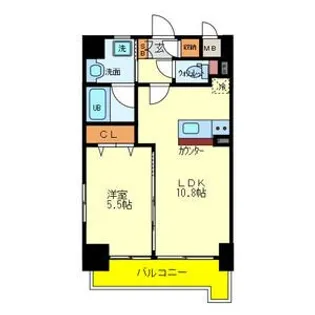 Belle Fontaine【6階】の間取り