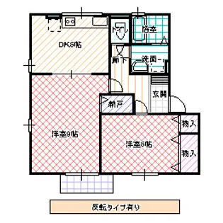 ブリリアントハイツ【2階】の間取り