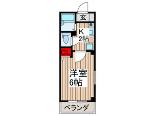 アベニュ-宮原【3階】の間取り