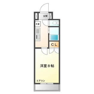 レイール赤池【2階】の間取り