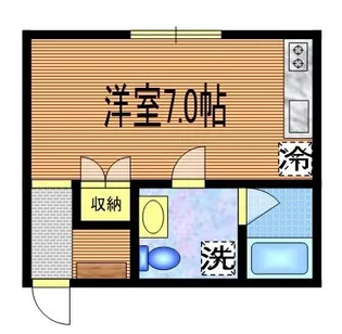 カルチェ・ラタン【1階】の間取り