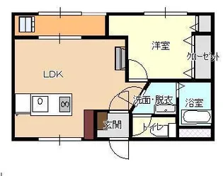 ローゼスI【2階】の間取り