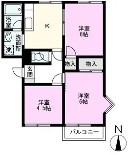 フレグランスN【2階】の間取り