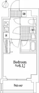 ザ・レジデンス・オブ・トーキョーSO03【3階】の間取り