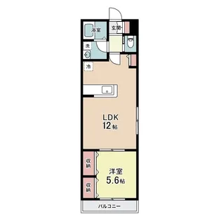 ヒルズ浦和【2階】の間取り