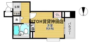 ムサシノコート浅草橋【6階】の間取り