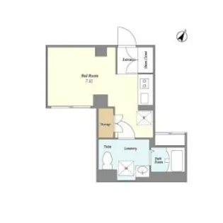 ジニア不動前【3階】の間取り