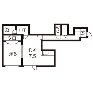 スノーフレーク【2階】の間取り