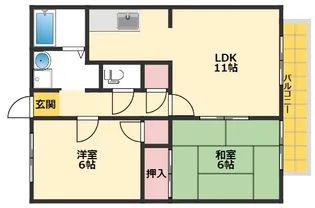 グランドゥール21【2階】の間取り
