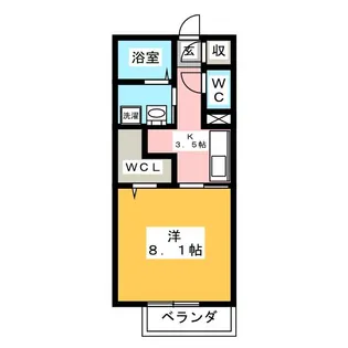 エクラ【2階】の間取り