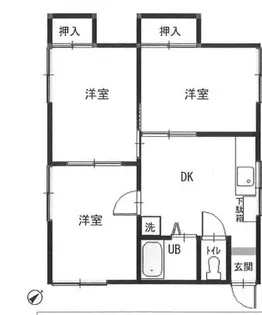 種野ハイツ【1階】の間取り