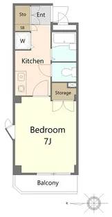 メゾンアミティエ【2階】の間取り