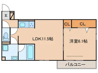 casa seresa【3階】の間取り