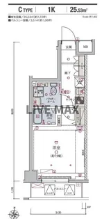 リヴシティ錦糸町五番館【2階】の間取り