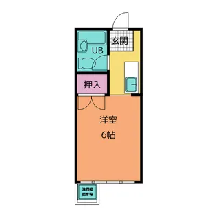 コーポ原久【1階】の間取り
