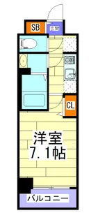 ファステート難波グランプリ【3階】の間取り