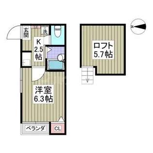 River Place Edogawa【1階】の間取り