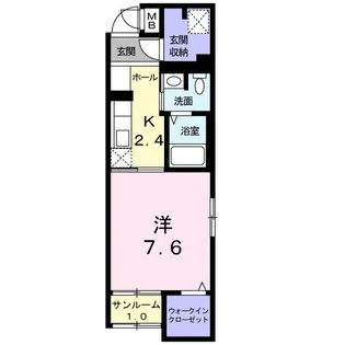 ロイヤル スリー【1階】の間取り