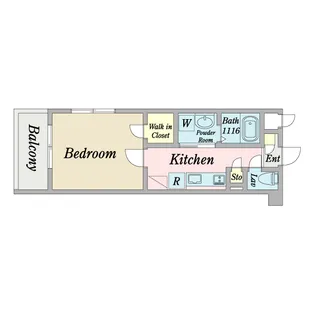 プランドール【3階】の間取り