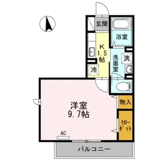 サンプレジール【2階】の間取り
