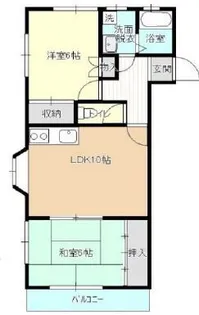 サンシャインヴィラI【2階】の間取り