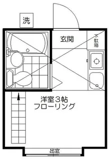 グローバルハイツ【2階】の間取り