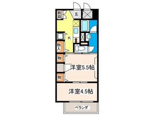 Alivio【5階】の間取り