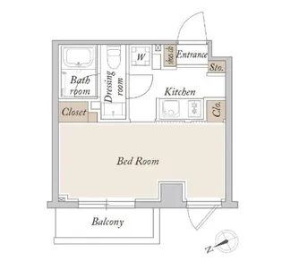 ORSUS新江古田【1階】の間取り